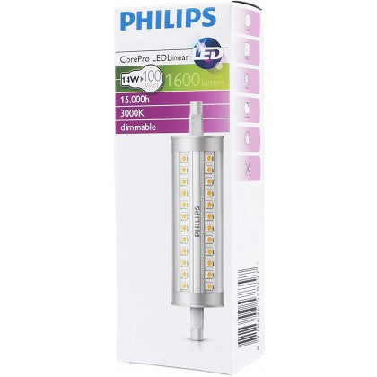 Philips CorePro LED Linea R7S 14-100W 3000K - Dimmable