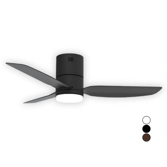 Gloxon 45" DC 3-Blades Hugger Ceiling Fan w LED Light CF3201 LR