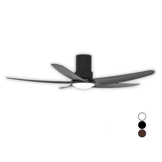 Gloxon 52" DC 5-Blades Hugger Ceiling Fan w LED Light CF3202 LR