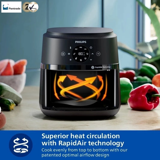 Philips 4.2L 13-in-1 Digital Airfryer With Window 2000 Series NA221/09