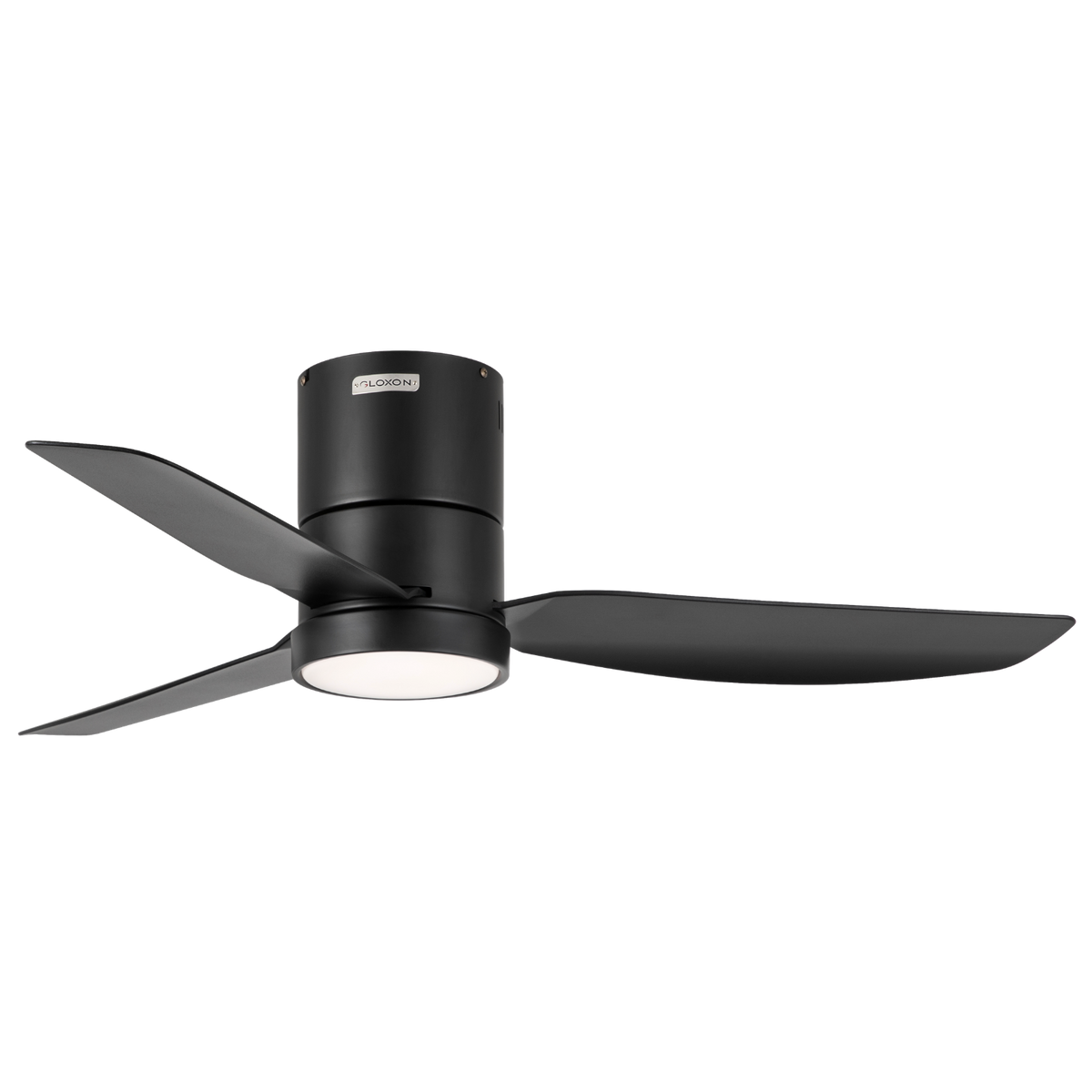 Gloxon 45" DC 3-Blades Hugger Ceiling Fan with LED Light CF3201 LR
