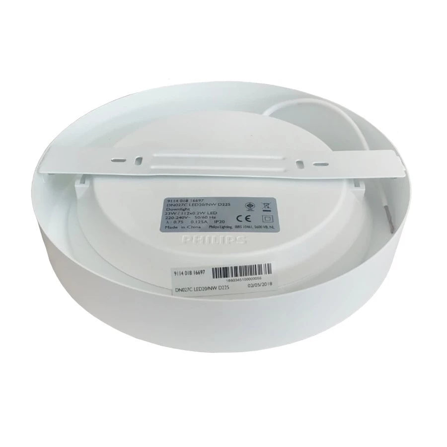 Philips Essential LED SmartBright Surface Mount Downlight 18W 3000K