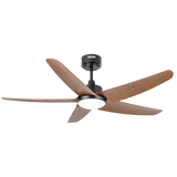 Gloxon 52" DC 5-Blades Downrod Ceiling Fan with LED Light CF5103 LR