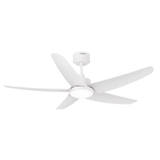 Gloxon 52" DC 5-Blades Downrod Ceiling Fan with LED Light CF5103 LR