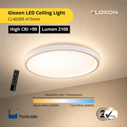 Gloxon 415mm Slide Lux LED Ceiling Light CL400 ER