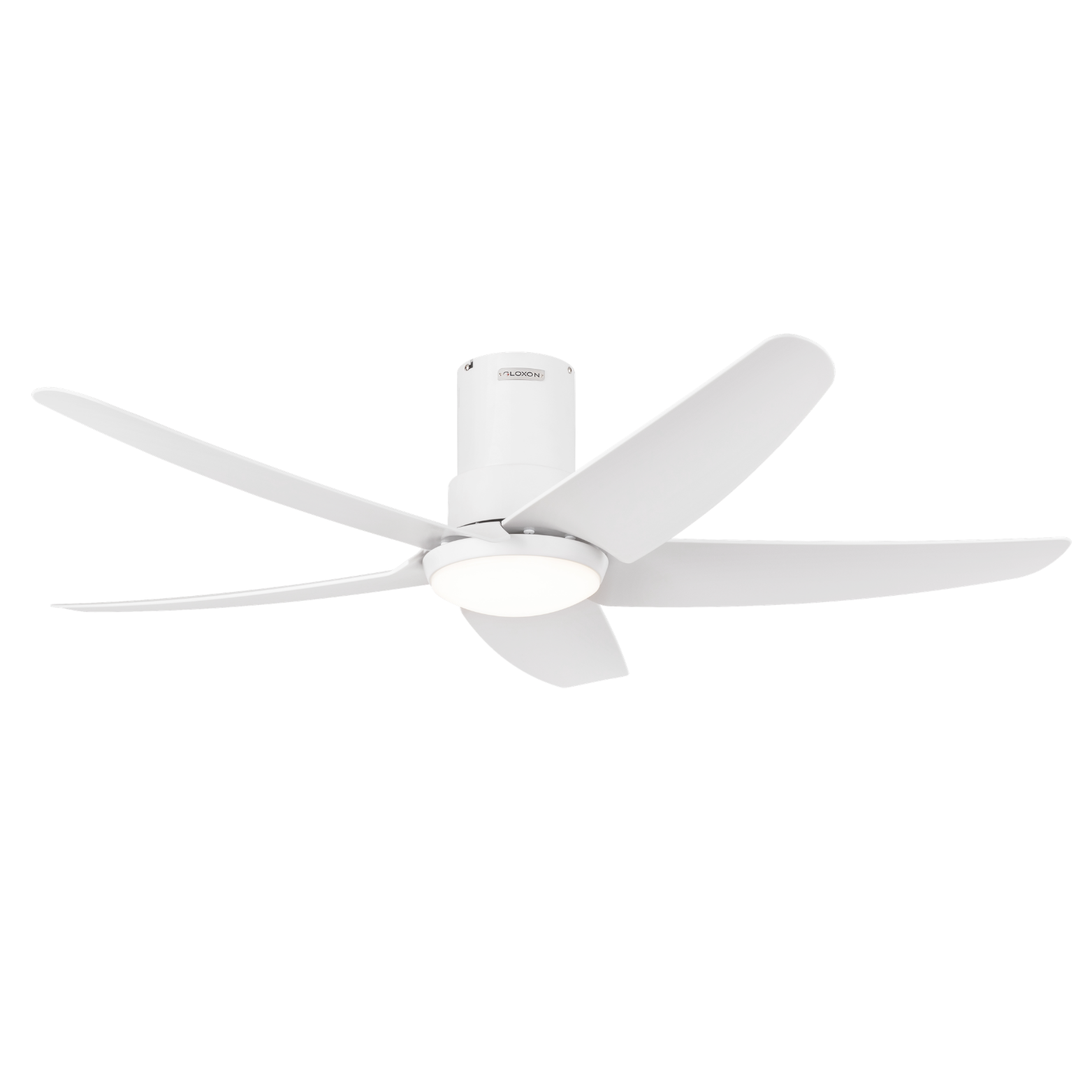 Gloxon 52" DC 5-Blades Hugger Ceiling Fan with LED Light CF3202 LR
