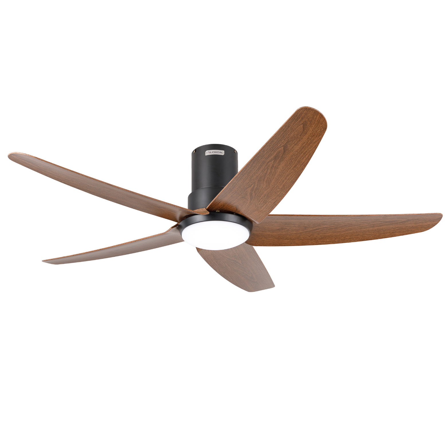 Gloxon 52" DC 5-Blades Hugger Ceiling Fan with LED Light CF3202 LR