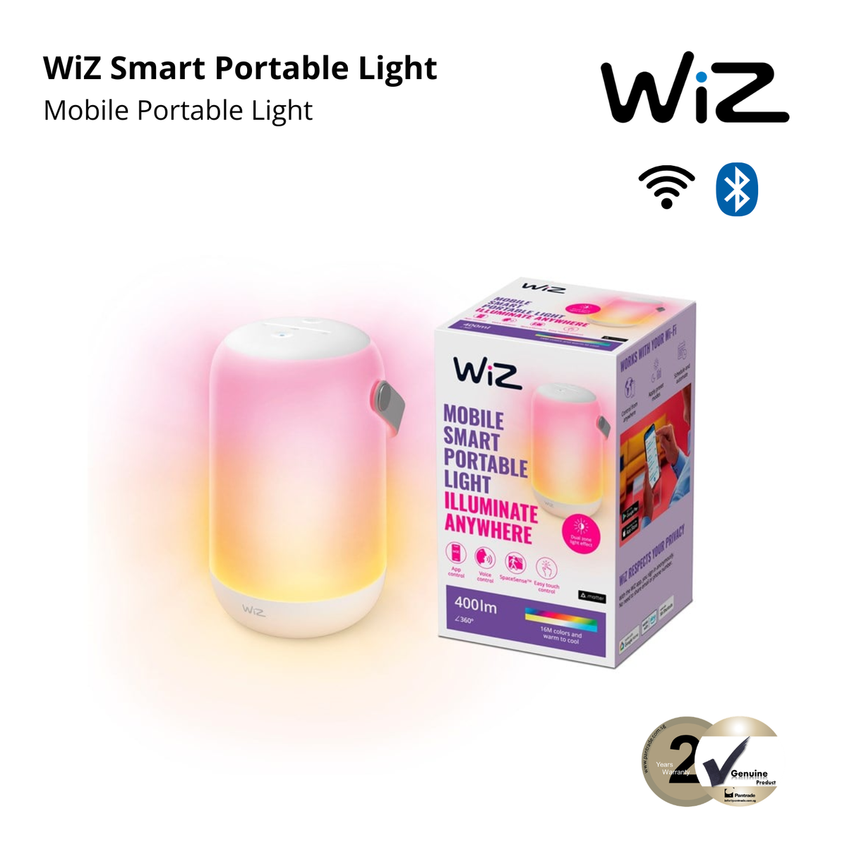 WiZ Smart Mobile Portable Light