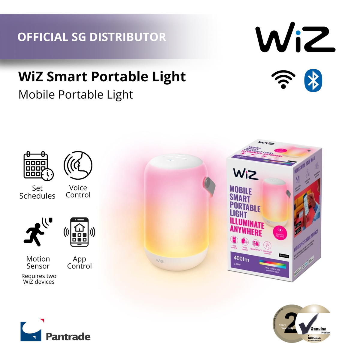 WiZ Smart Mobile Portable Light