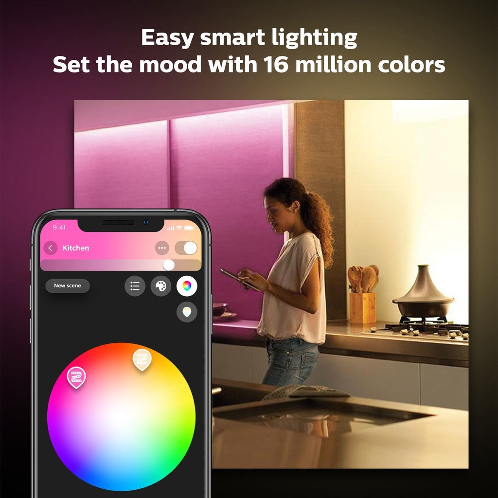 Philips Hue Lightstrip Plus V4 APR 2m base kit and 1m Extension