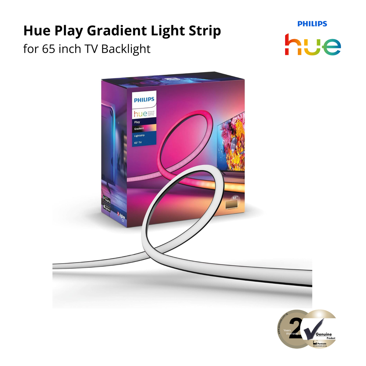 Philips Hue Play Gradient Lightstrip 65"to 70" TV
