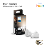 Philips Hue White Ambiance Smart Spotlight (2-pack)