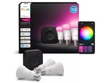 Starter kit: 3 E27 color-capable bulbs + Bridge Pro