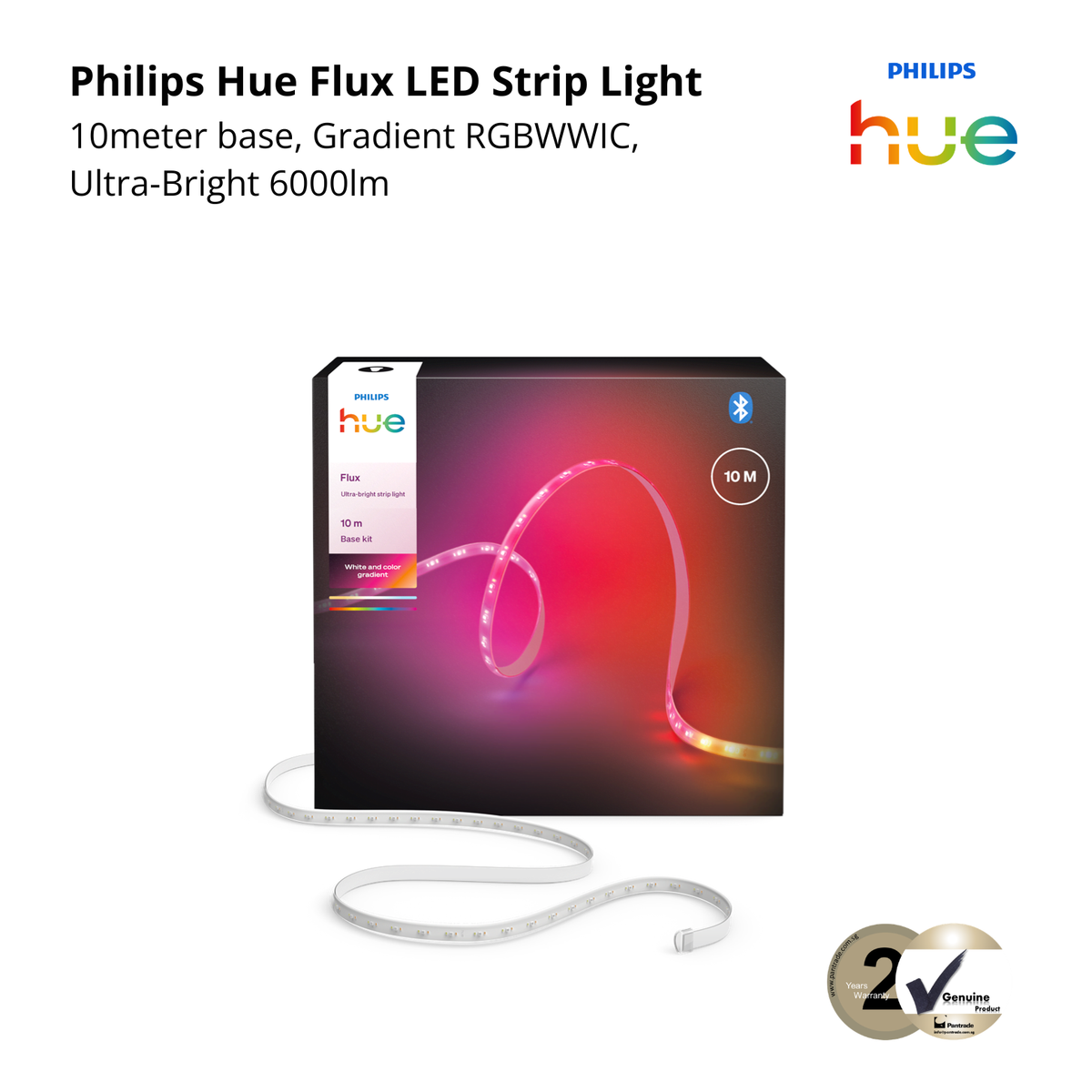 Philips Hue Flux Ultra Bright Strip Light 10m