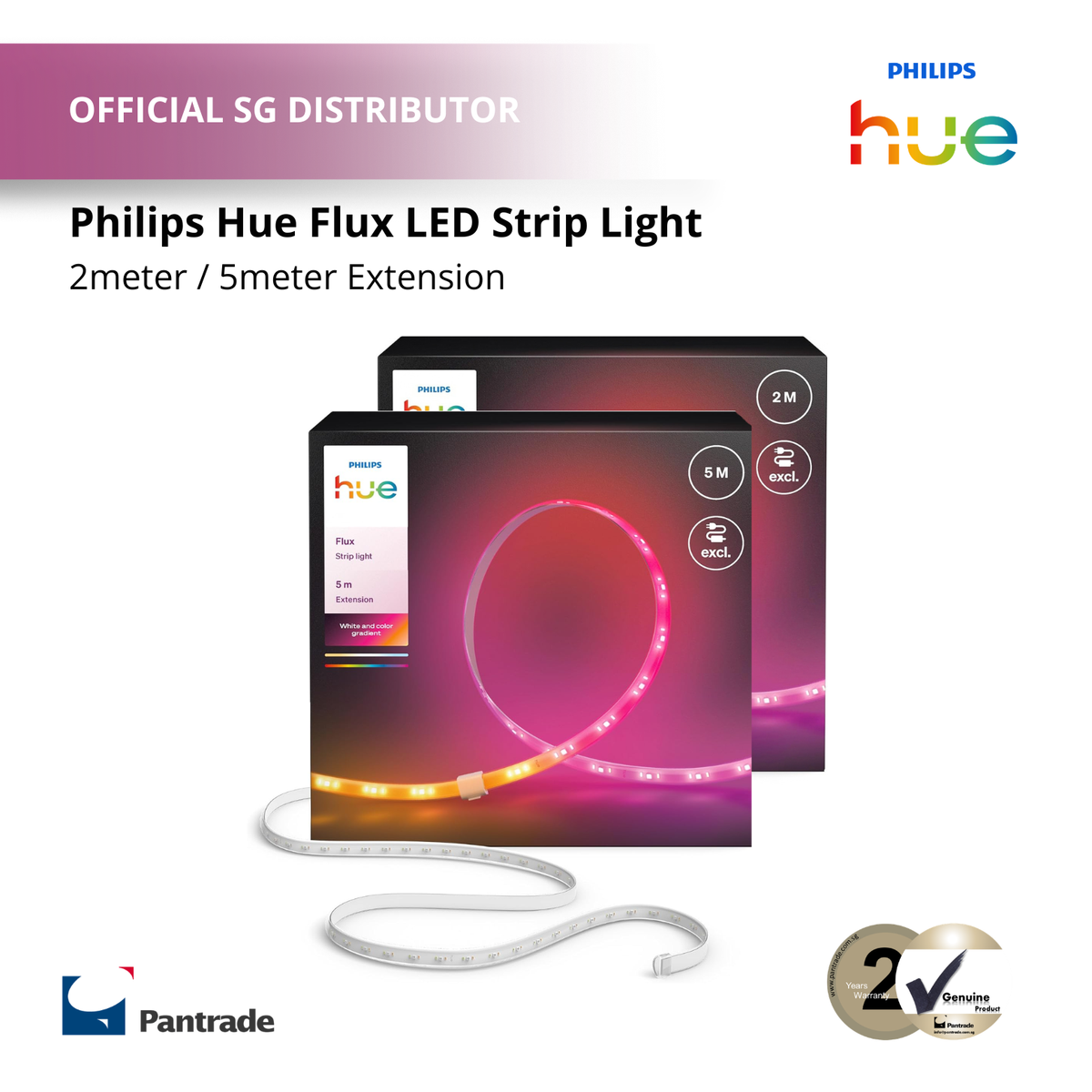 Philips Hue Flux LED Strip Light Extension