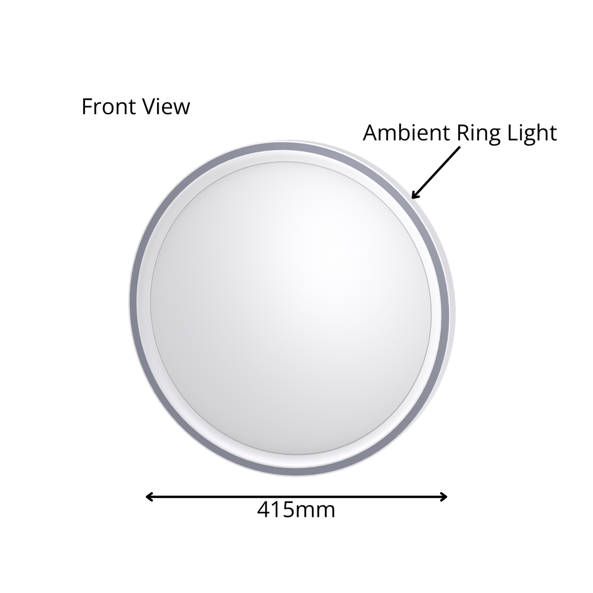 Gloxon 415mm Slide Lux LED Ceiling Light CL400 ER