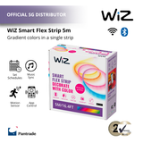 WiZ Neon LED Flex Strip 5M (UK Plug) | Smart RGB Colour Light