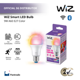 WiZ 9W LED Bulb A60 E27 Color Smart Bulb | WiFi RGB Light