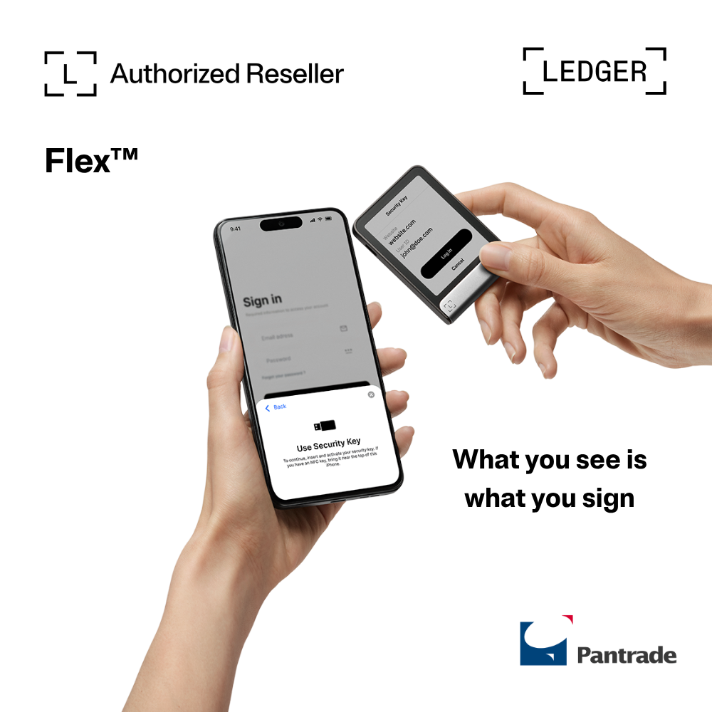 Ledger Flex™ Signer Hardware Wallet with Recovery key