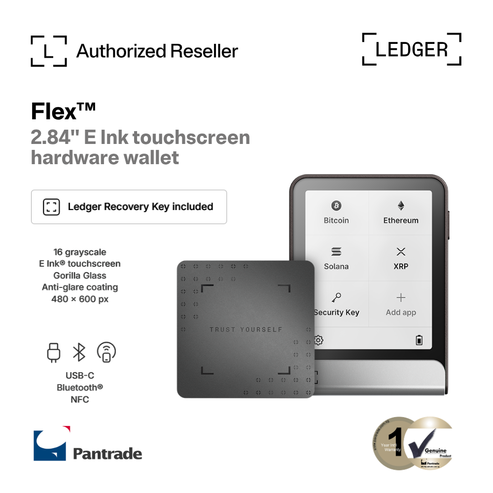 Ledger Flex™ Signer Hardware Wallet with Recovery key