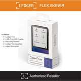 Ledger Flex™ Signer Hardware Wallet with Recovery key - Neptune Blue