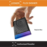 Ledger Flex™ Signer Hardware Wallet with Recovery key - Neptune Blue