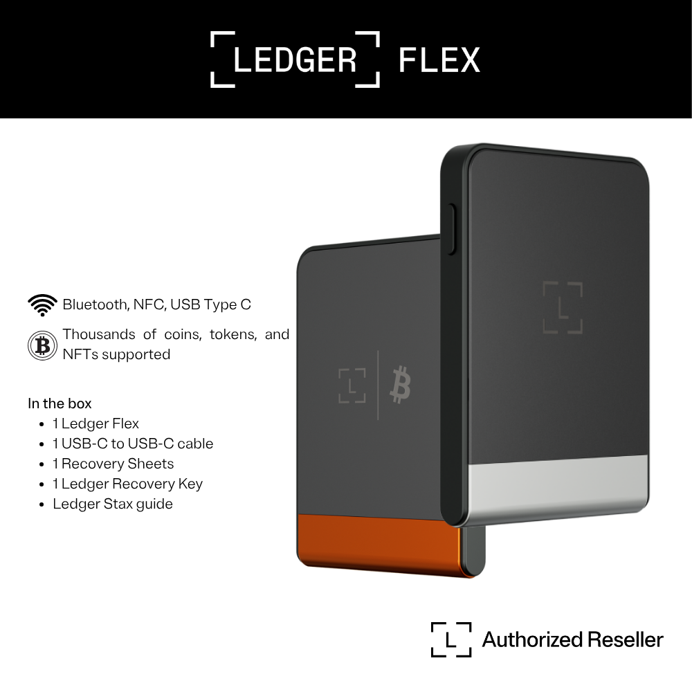 Ledger Flex™ Signer Hardware Wallet with Recovery key