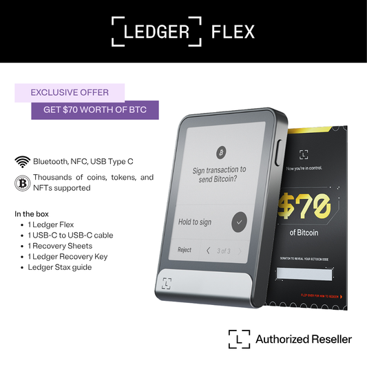 Ledger Flex™ Signer Hardware Wallet with Recovery key
