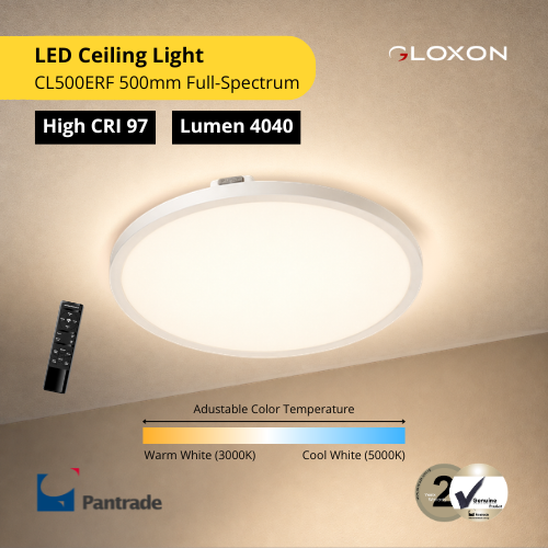 Gloxon 500mm GlideElite LED Ceiling Light CL500 ERF