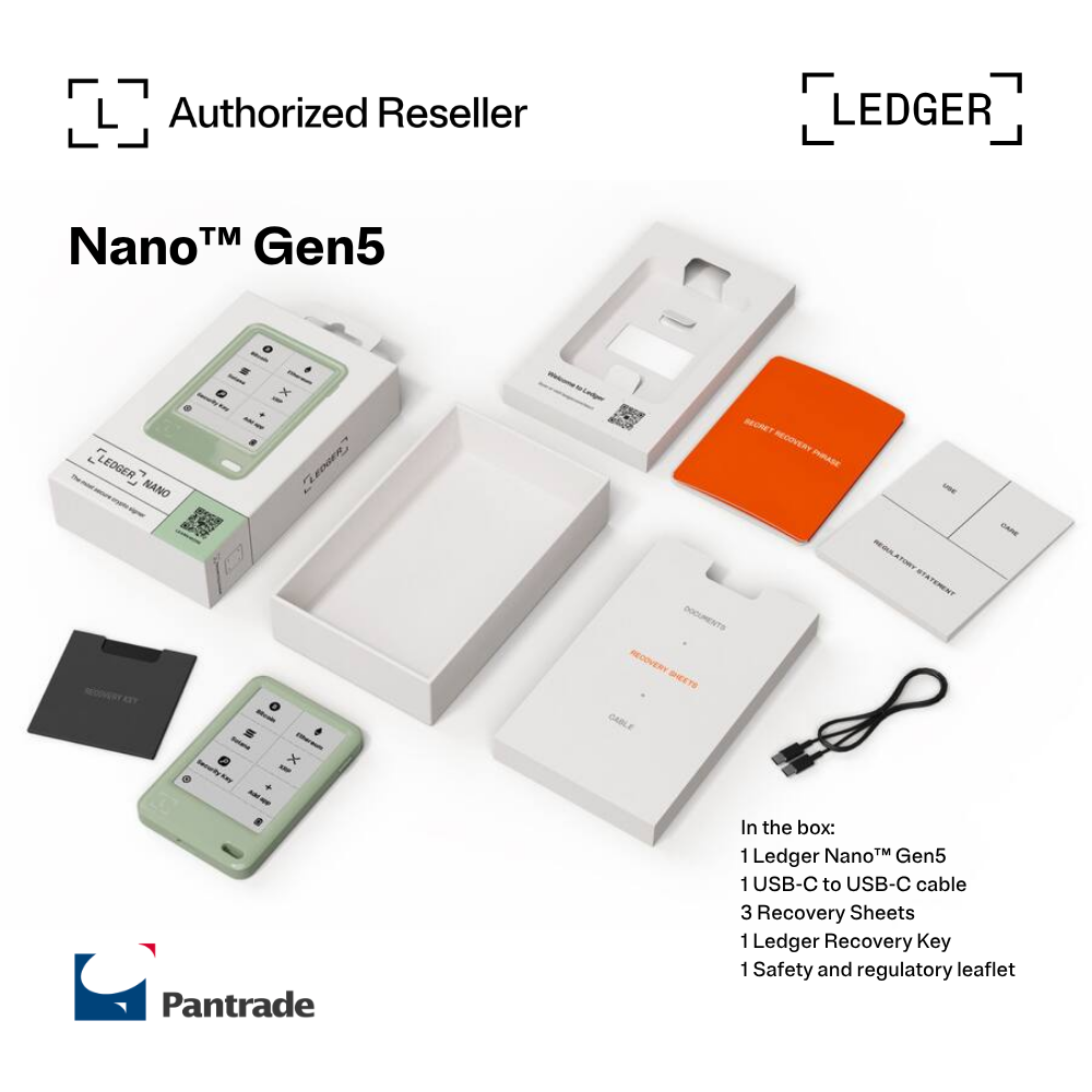 Ledger Nano Gen5 Crypto Hardware Wallet