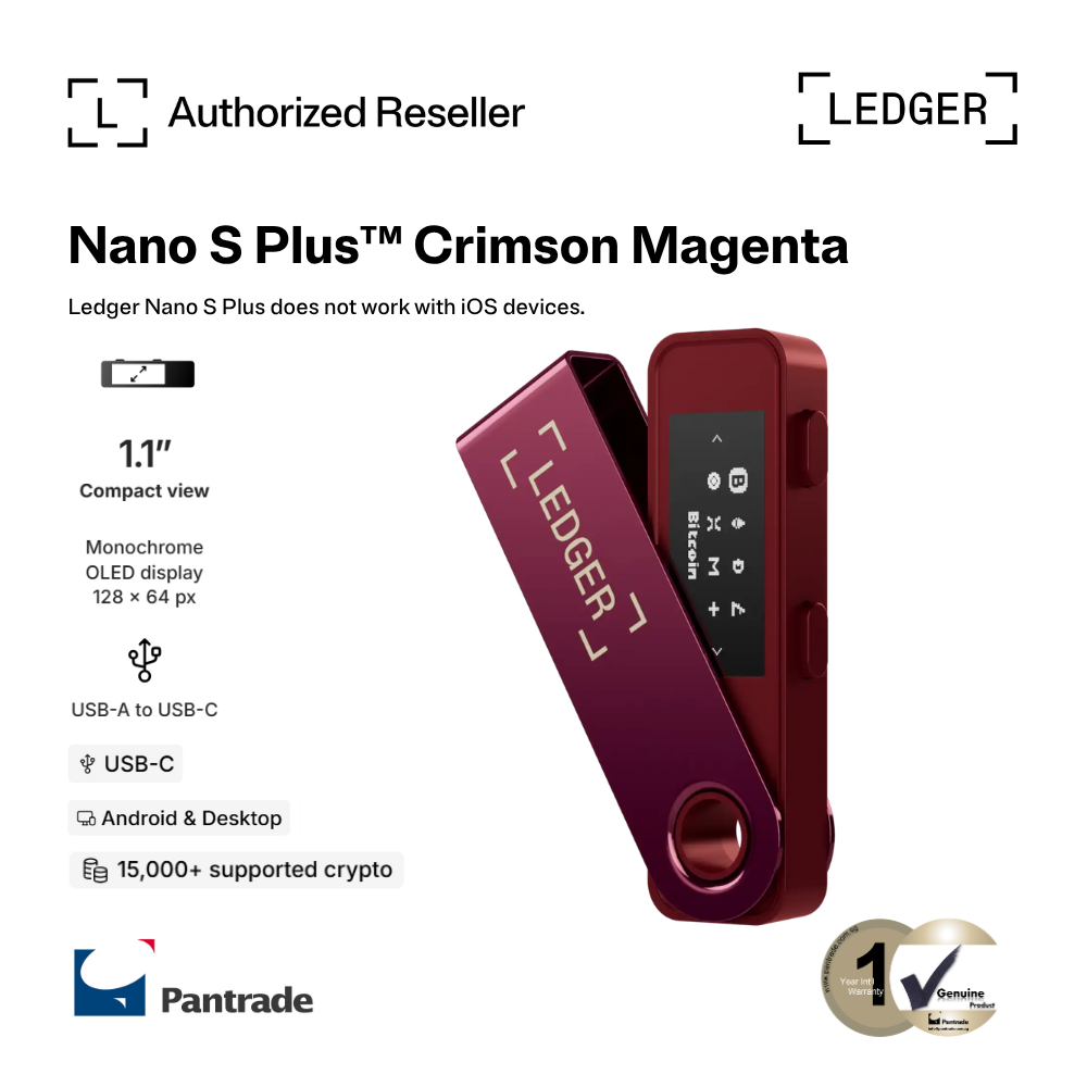 Ledger Nano S Plus™ Signer Hardware Wallet