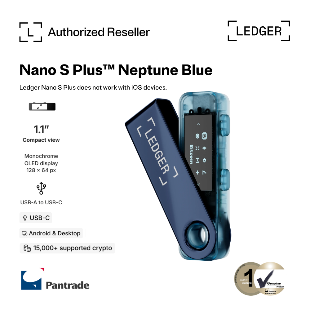Ledger Nano S Plus™ Signer Hardware Wallet