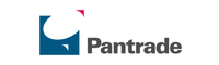 Pantrade logo with a blue and red design on a white background