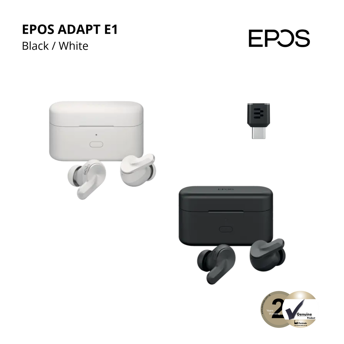 EPOS ADAPT E1 Wireless In-Ear Headset