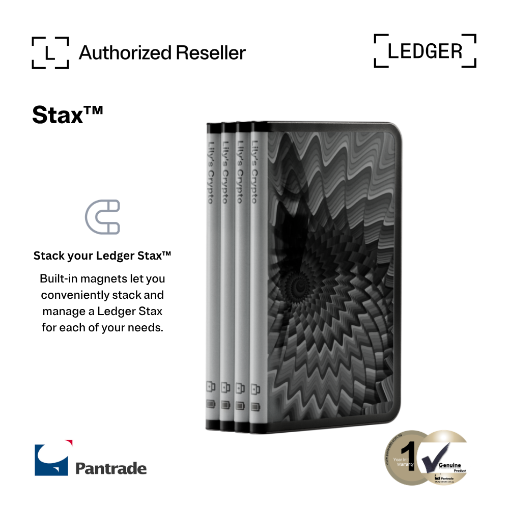 Ledger Stax™ Signer Hardware Wallet with Recovery key