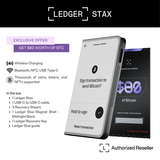 Ledger Stax™ Signer Hardware Wallet with Recovery key