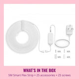 WiZ Neon LED柔性灯带5米（英规插头） | 智能RGB彩光