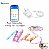 WiZ RGBIC LED灯带 5米带英式插头 | 智能多色照明