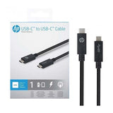 惠普USB数据线 | USB-A转USB-C和USB-C转USB-C（1米/2米）快速充电和数据传输