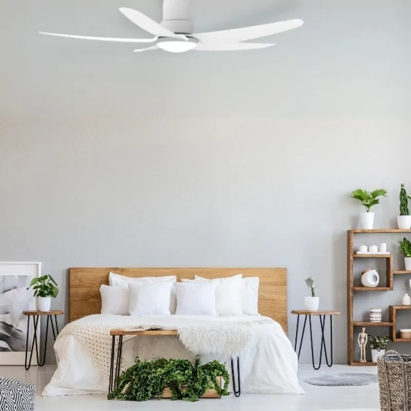 Gloxon 52英寸直流五叶片贴顶LED吊扇CF3202 LR