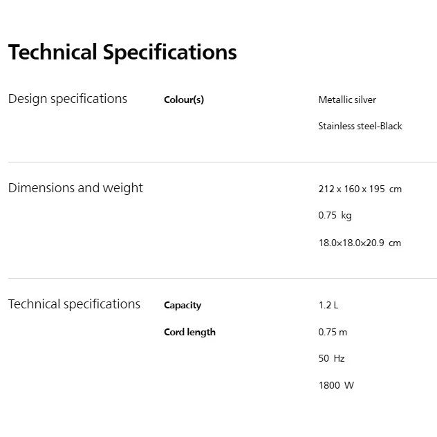 飞利浦 1.2L 电水壶 HD9303/03