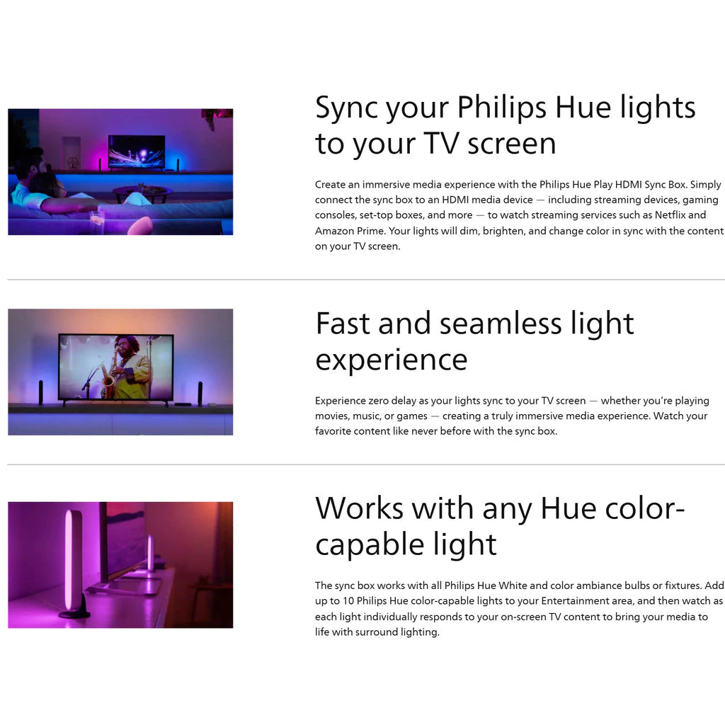 Philips Hue Play HDMI Sync Box 8K