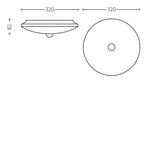 飞利浦 62234 DANTA LED 吸顶灯 16W（内置运动传感器）