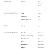 飞利浦搅拌机 Core 5000 系列 HR2222/01