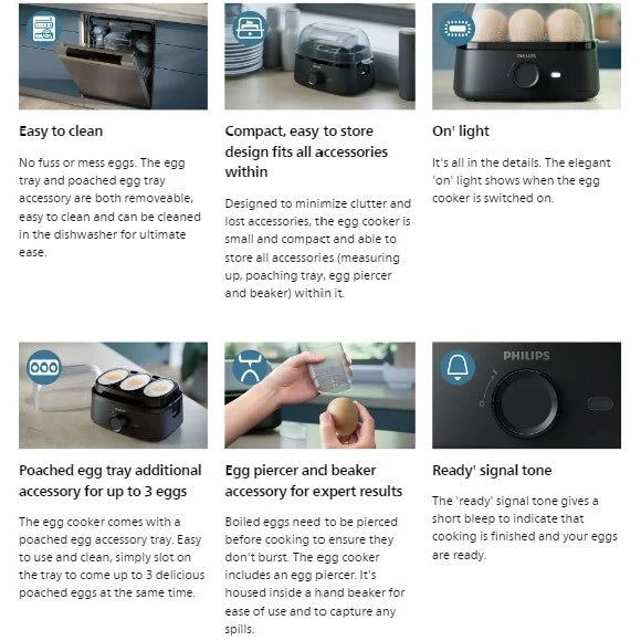 飞利浦 HD9137/91 3000 系列煮蛋器