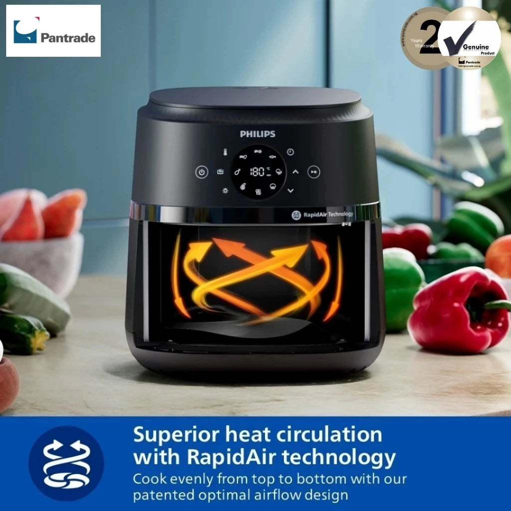 飞利浦空气炸锅 2000 系列 6.2 升（银色）NA231/09