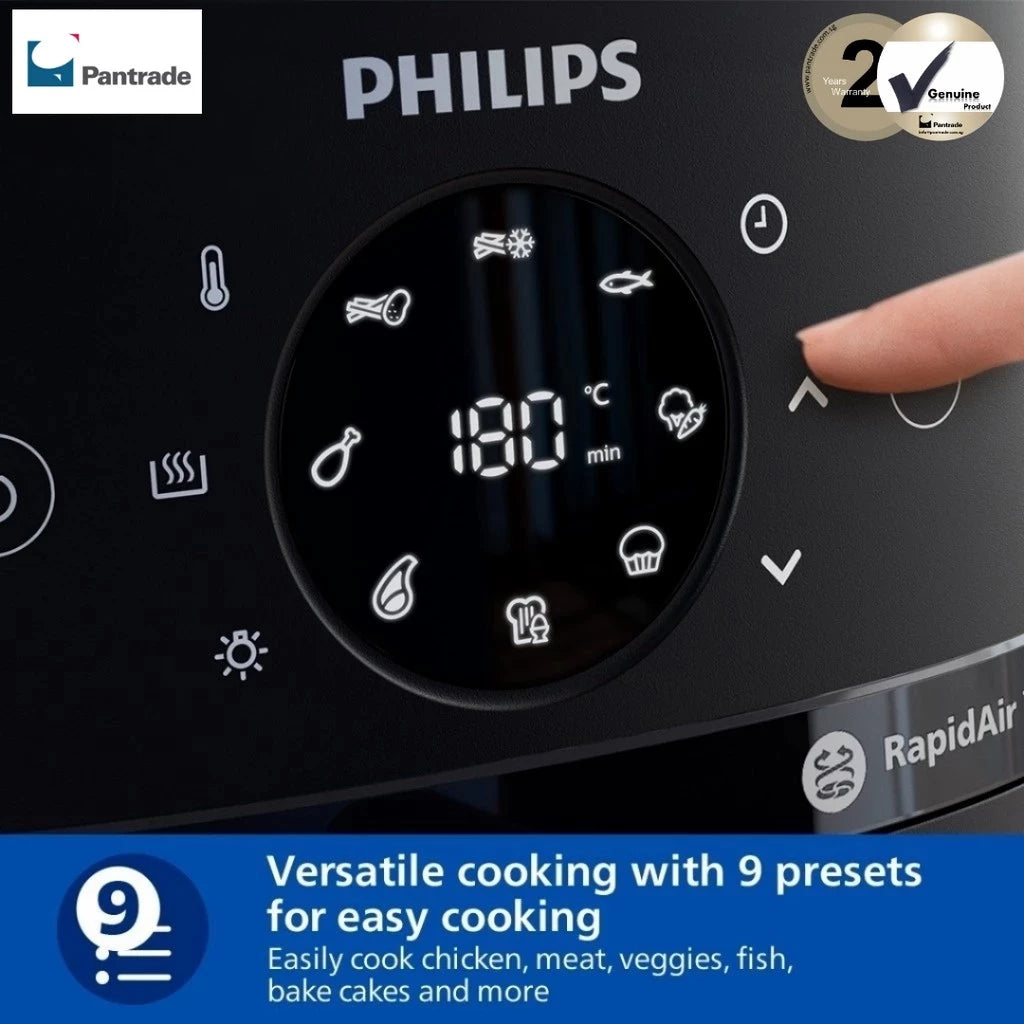 飞利浦空气炸锅 2000 系列 6.2 升（银色）NA231/09