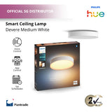 Philips Hue Devere Medium White Ambience Smart Ceiling Lamp
