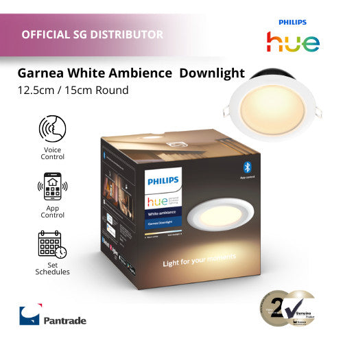 Philips Hue Garnea Bluetooth White Ambiance Downlight