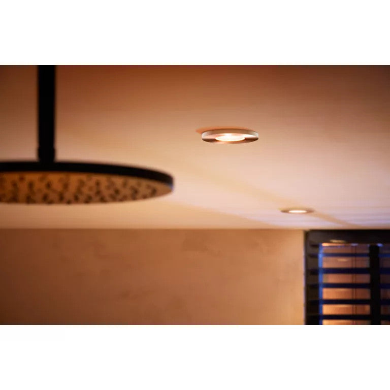 Philips Xamento Hue Recessed Chrome Spotlight 3pack
